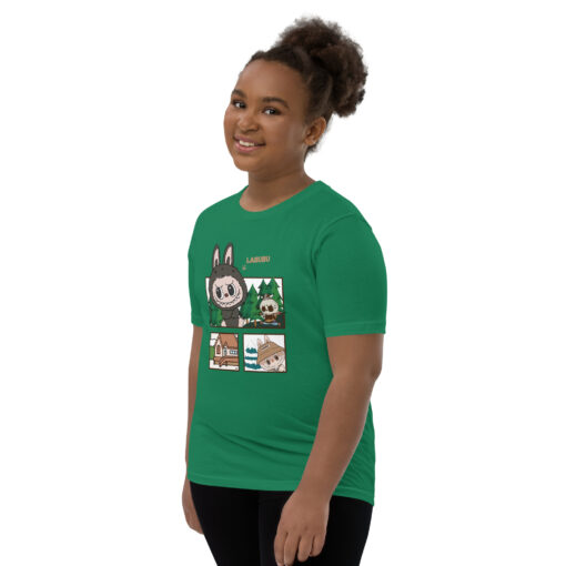 POP MART Labubu Printing Youth Short Sleeve T-Shirt P1-3 - Image 29