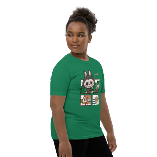 POP MART Labubu Printing Youth Short Sleeve T-Shirt P1-3 - Image 30