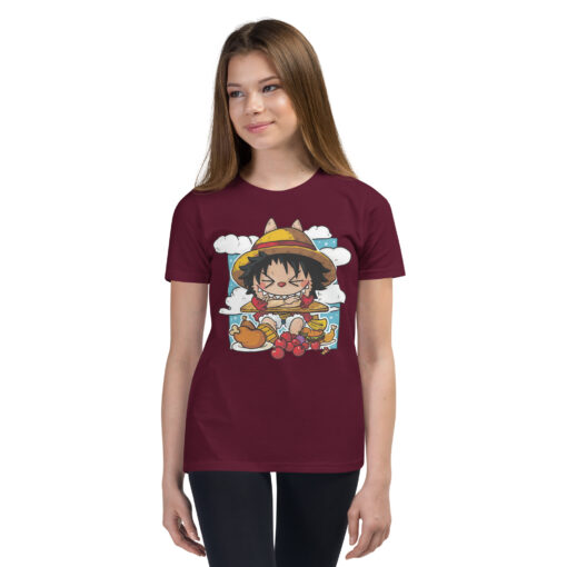 POP MART Labubu Printing Youth Short Sleeve T-Shirt P0-1 - Image 3