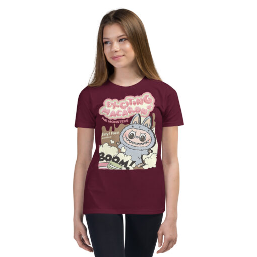 POP MART Labubu Printing Youth Short Sleeve T-Shirt P0-16 - Image 3