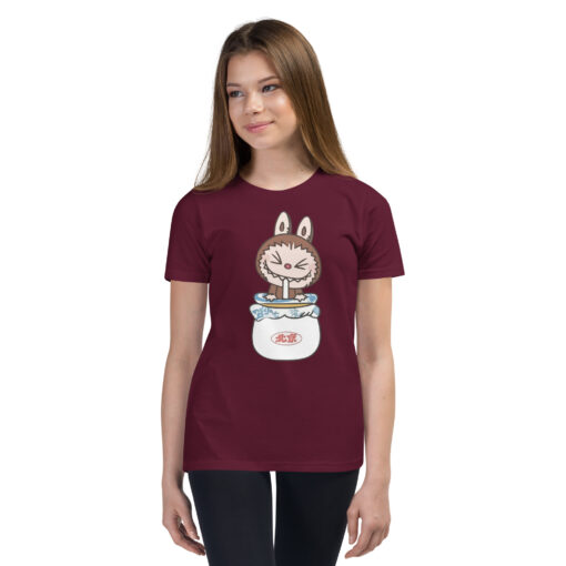POP MART Labubu Printing Youth Short Sleeve T-Shirt P1-121 - Image 3
