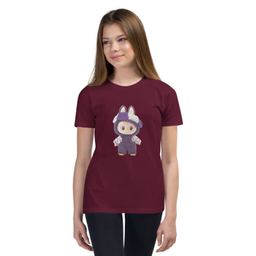POP MART Labubu Printing Youth Short Sleeve T-Shirt P1-27 - Image 3