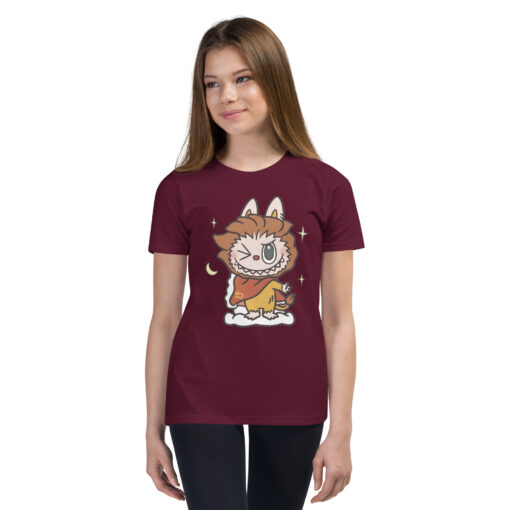 POP MART Labubu Printing Youth Short Sleeve T-Shirt P1-119 - Image 3
