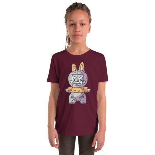 POP MART Labubu Printing Youth Short Sleeve T-Shirt P3-108 - Image 3