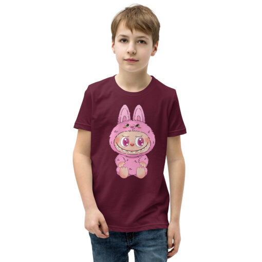 POP MART Labubu Printing Youth Short Sleeve T-Shirt P3-18 - Image 7