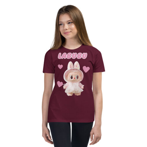 POP MART Labubu Printing Youth Short Sleeve T-Shirt P1-171 - Image 3