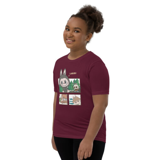 POP MART Labubu Printing Youth Short Sleeve T-Shirt P1-3 - Image 8