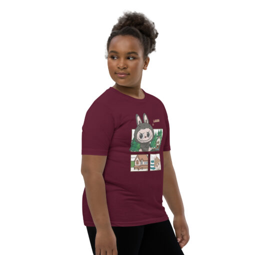 POP MART Labubu Printing Youth Short Sleeve T-Shirt P1-3 - Image 9