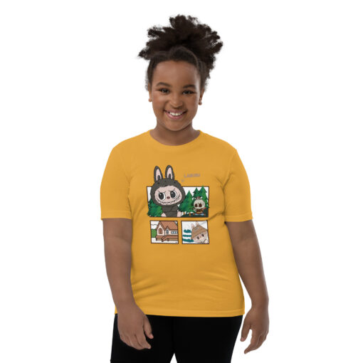 POP MART Labubu Printing Youth Short Sleeve T-Shirt P1-3 - Image 37
