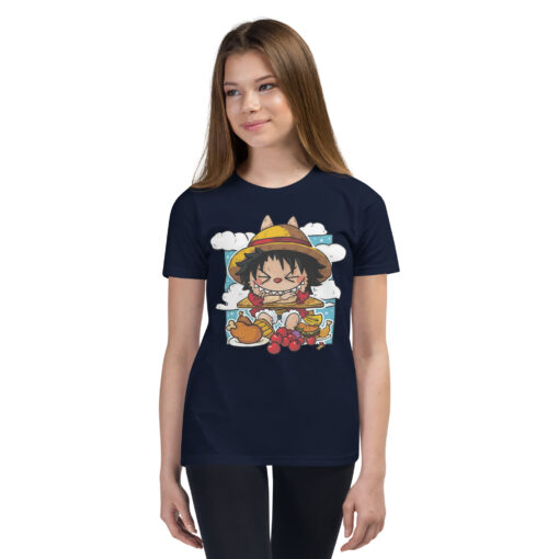 POP MART Labubu Printing Youth Short Sleeve T-Shirt P0-1 - Image 2
