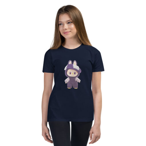 POP MART Labubu Printing Youth Short Sleeve T-Shirt P1-27 - Image 2