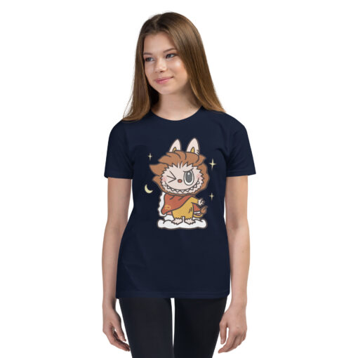 POP MART Labubu Printing Youth Short Sleeve T-Shirt P1-119 - Image 2