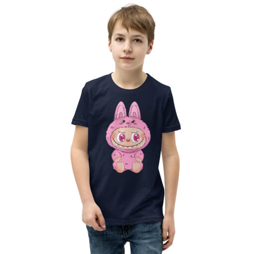 POP MART Labubu Printing Youth Short Sleeve T-Shirt P3-18 - Image 4