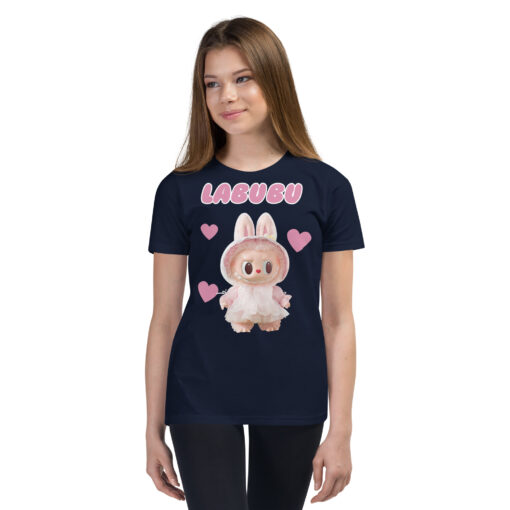 POP MART Labubu Printing Youth Short Sleeve T-Shirt P1-171 - Image 2