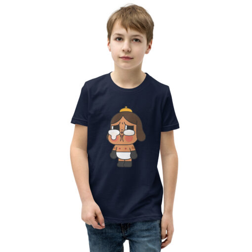 POP MART Labubu Printing Youth Short Sleeve T-Shirt P2-8 - Image 4