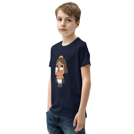 POP MART Labubu Printing Youth Short Sleeve T-Shirt P2-8 - Image 6