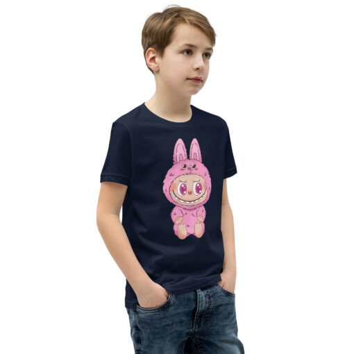 POP MART Labubu Printing Youth Short Sleeve T-Shirt P3-18 - Image 5