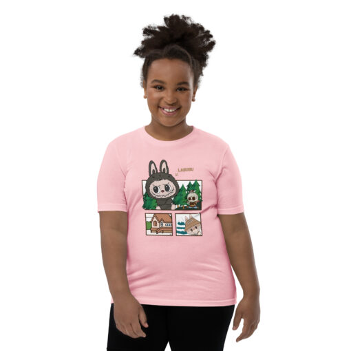 POP MART Labubu Printing Youth Short Sleeve T-Shirt P1-3 - Image 40