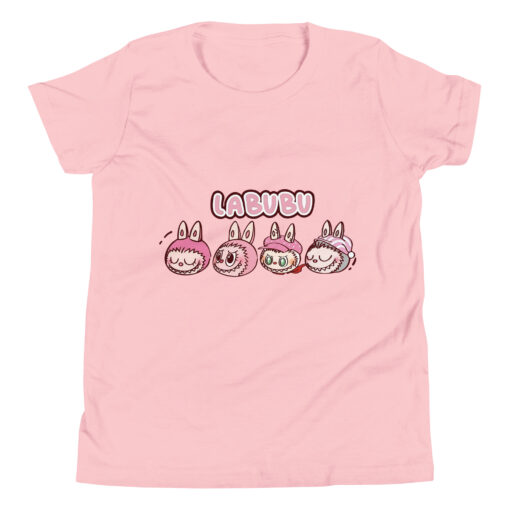 POP MART Labubu Printing Youth Short Sleeve T-Shirt P1-12 - Image 14