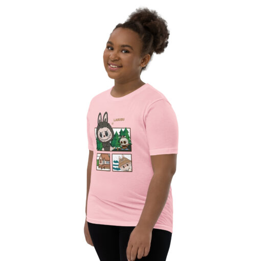 POP MART Labubu Printing Youth Short Sleeve T-Shirt P1-3 - Image 41