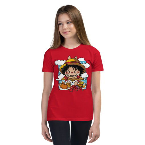 POP MART Labubu Printing Youth Short Sleeve T-Shirt P0-1 - Image 5