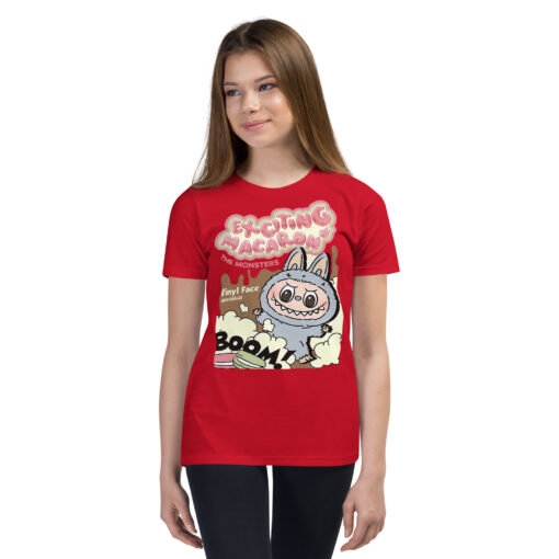POP MART Labubu Printing Youth Short Sleeve T-Shirt P0-16 - Image 5