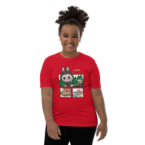 POP MART Labubu Printing Youth Short Sleeve T-Shirt P1-3 - Image 13