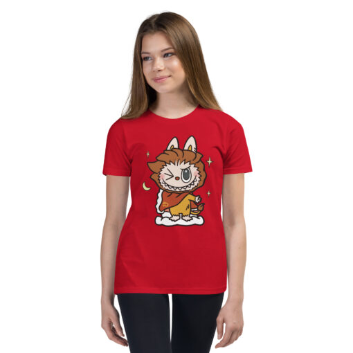 POP MART Labubu Printing Youth Short Sleeve T-Shirt P1-119 - Image 5