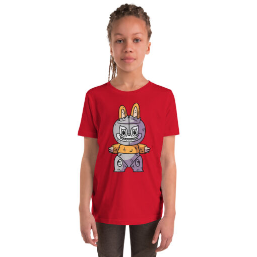 POP MART Labubu Printing Youth Short Sleeve T-Shirt P3-108 - Image 5
