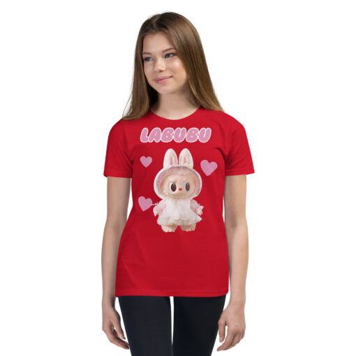 POP MART Labubu Printing Youth Short Sleeve T-Shirt P1-171 - Image 5