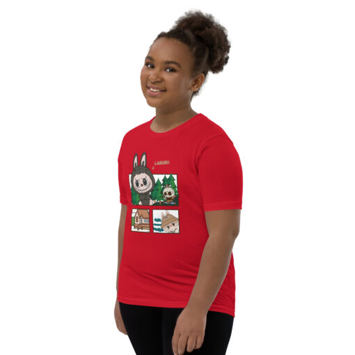 POP MART Labubu Printing Youth Short Sleeve T-Shirt P1-3 - Image 14
