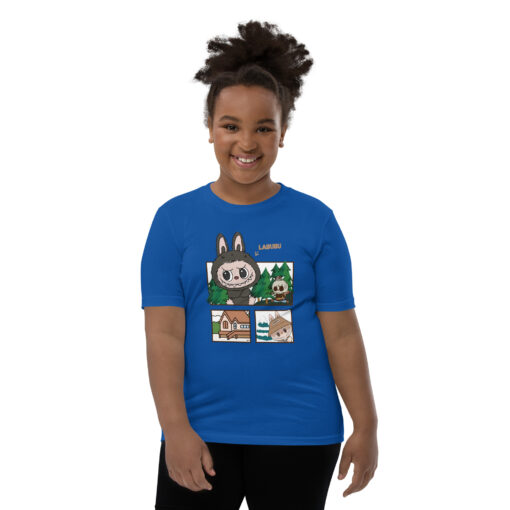 POP MART Labubu Printing Youth Short Sleeve T-Shirt P1-3 - Image 19