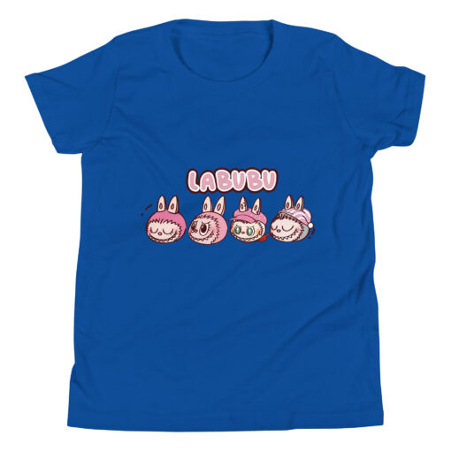 POP MART Labubu Printing Youth Short Sleeve T-Shirt P1-12 - Image 7