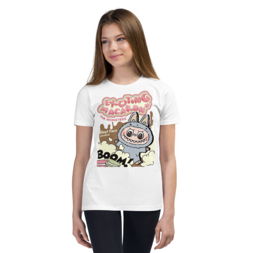 POP MART Labubu Printing Youth Short Sleeve T-Shirt P0-16 - Image 17