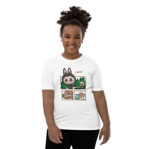 POP MART Labubu Printing Youth Short Sleeve T-Shirt P1-3 - Image 49