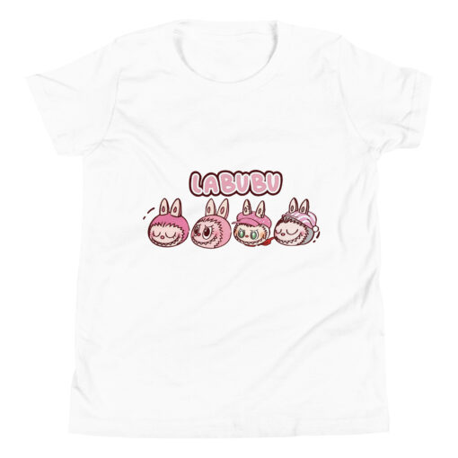 POP MART Labubu Printing Youth Short Sleeve T-Shirt P1-12 - Image 17