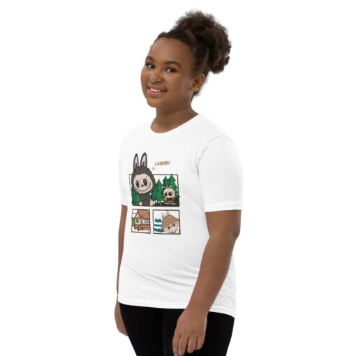 POP MART Labubu Printing Youth Short Sleeve T-Shirt P1-3 - Image 50