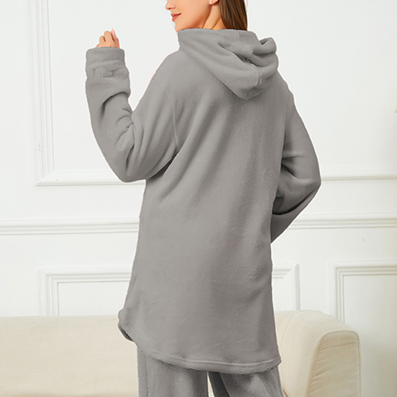 Women's printed hooded loungewear - Image 2