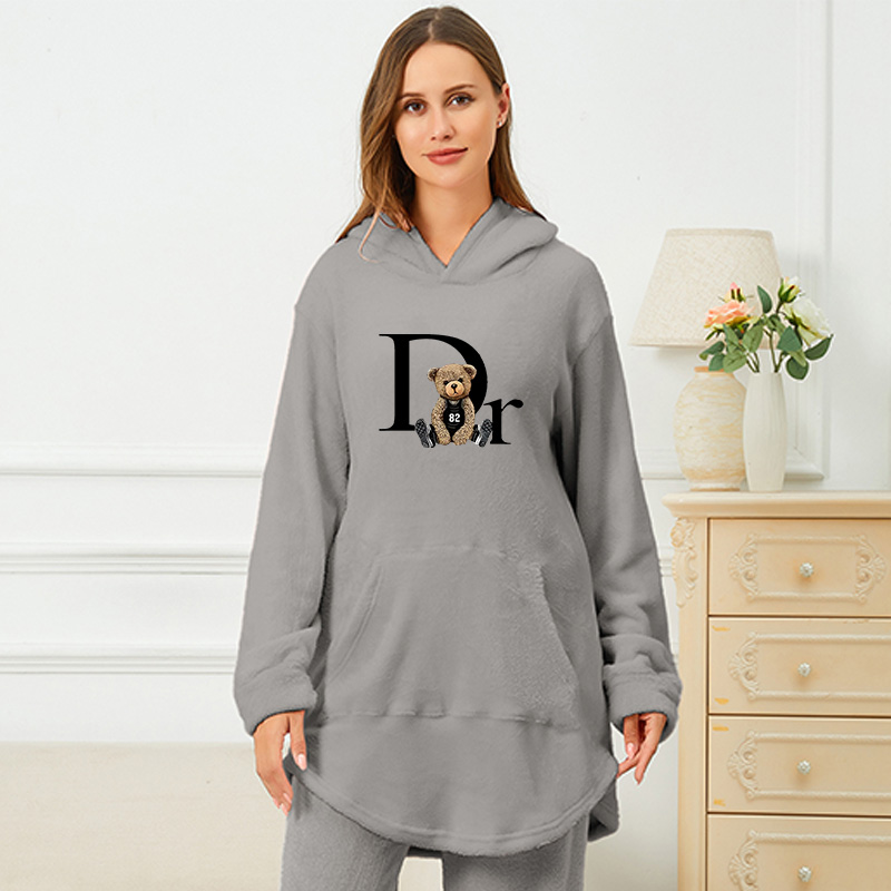Women's printed hooded loungewear - Image 6