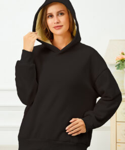 Women's lambskin hoodies