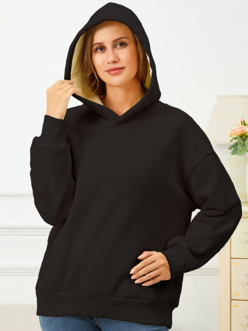 Women's lambskin hoodies