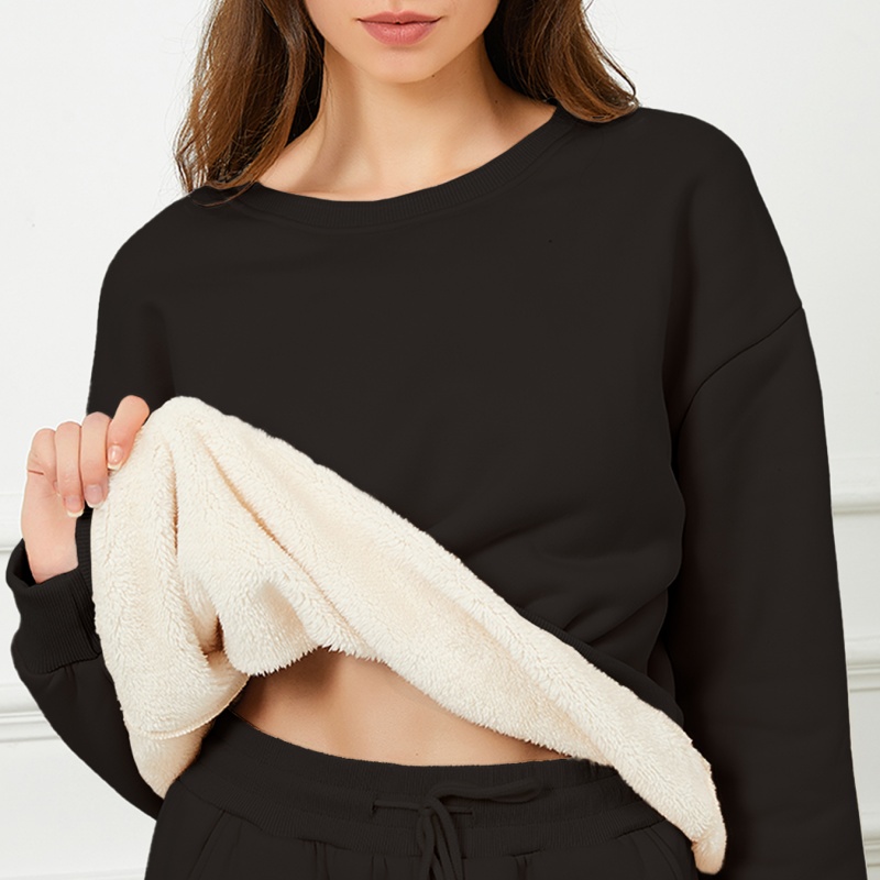 Women's lambskin round-neck coat - Image 3