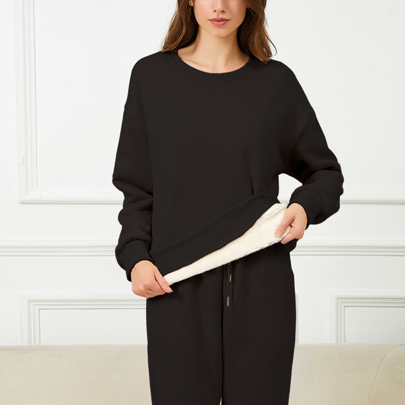 Women's lambskin round-neck coat - Image 2