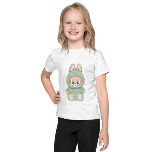 POP MART Labubu Printing Kids crew neck t-shirt P3-91