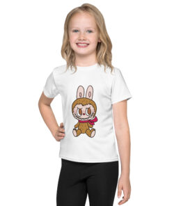POP MART Labubu Printing Kids crew neck t-shirt P1-147
