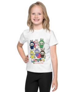 POP MART Labubu Printing Kids crew neck t-shirt P1-192