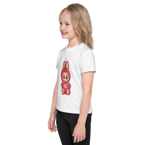 POP MART Labubu Printing Kids crew neck t-shirt P3-127 - Image 3
