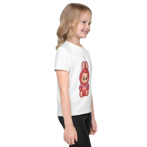 POP MART Labubu Printing Kids crew neck t-shirt P3-127 - Image 4