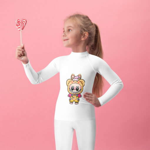POP MART Labubu Printing Kids Rash Guard P3-100