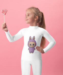 POP MART Labubu Printing Kids Rash Guard P3-139